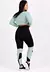 Conjunto Metamorfose Cropped Em Tela + Calça Legging Com Detalhe Verde | MTF26 na internet