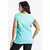 Blusa Fitness Tela Manga Curta Turquesa - BLMC1 - Zéshop