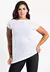 Blusa Fitness Tela Manga Curta Branco - BLMC1