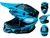 Capacete Motocross Ims Dark Revo Trilha Enduro Off Road