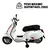 Mini Moto Elétrica Vespa 12v Branco Bw222br Importway na internet