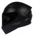 Capacete moto fechado ASX City Solid Preto Fosco Tamanho 60/L