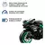 Mini Moto Elétrica Infantil Kawasaki Ninja Vermelha