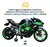 Imagem do Mini Moto Elétrica Infantil Kawasaki Ninja Vermelha