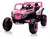 Quadriciclo Utv Carro 12v Bang Toys R3 Com Controle Rosa Voltagem Do Carregador 110v/220v