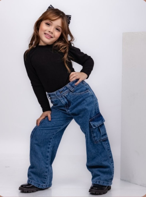 CALÇA JEANS WED CARGO INFANTIL - comprar online