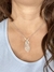 Collar Curazo Cristal y Luna - Plateado