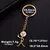 Chaveiro Engraçado Stickman Keychain - Aço Inoxidável