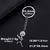 Chaveiro Engraçado Stickman Keychain - Aço Inoxidável - Loja VitalZoom