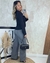 Calça pantalona em alfaiataria