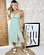 Vestido midi em crepe alfaiataria com fenda frontal - comprar online