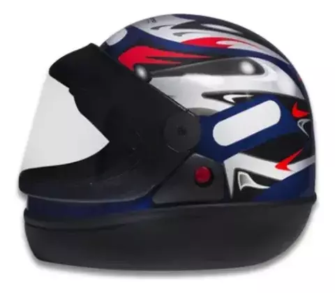 CAPACETE SAN MARINO AZUL 58 Ref: 10013442 Marca: TAURUS