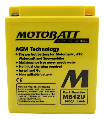 BATERIA MOTOBATT MB12U** BMW 650 CB 400