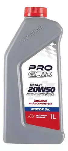 ÓLEO PROGRID MOTOR 4T 20W50 1LT MINERAL