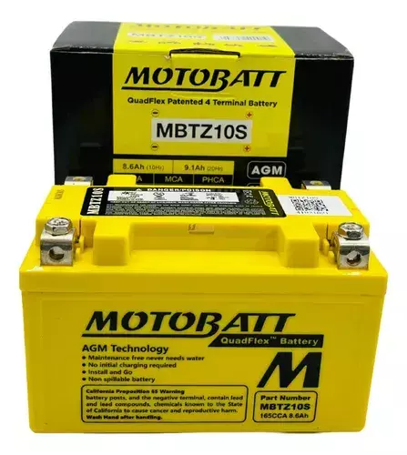 BATERIA MOTOBATT MBTZ10S** CB 500 6000 S1000 BMW 1250