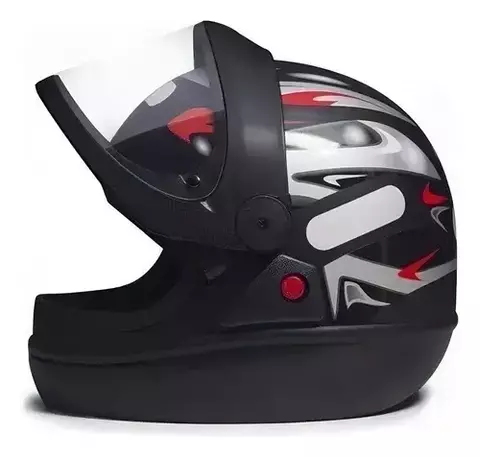 CAPACETE SAN MARINO PRETO FEMME 60