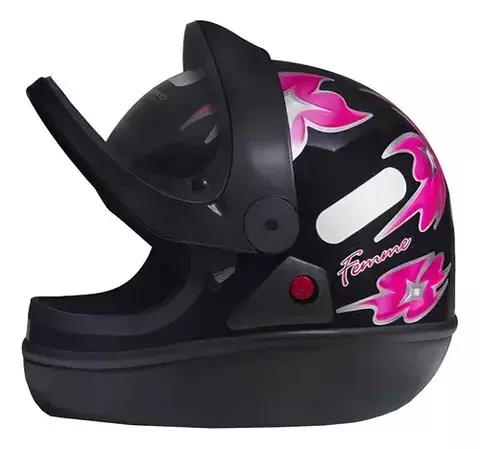 CAPACETE SAN MARINO ROSA FEMME 56 Ref: 10013519 Marca: TAURUS