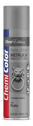 SPRAY CHEMICOLOR PRATA 400ML**