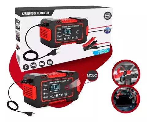 CARREGADOR BATERIA 12V INTELIGENTE**