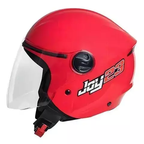 CAPACETE JOY23 ABERTO VERMELHO 60 Ref: 10024533 Marca: TAURUS