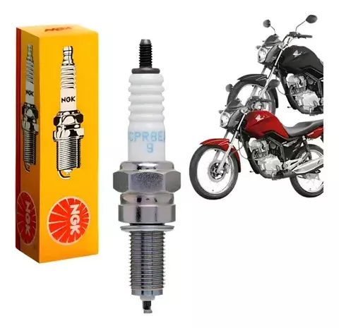 NGK CPR8EA-9 - VELA IGNICAO MOTO DAFRA HORIZON 150 2015 HONDA XL 700V 2011 CB 500F 500X 2013 CBR 500R 2014 XRE