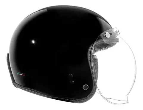 CAPACETE B-45 CLASSIC PRETO 58
