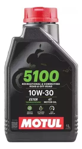 ÓLEO MOTUL 5100 10W30 4T SEMI-SINTÉTICO 1L