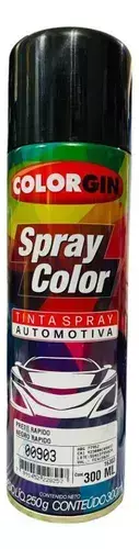 SPRAY COLOR PRETO RAPIDO 300 ML-ONU 1950 AEROSSOIS 2.1 (23) "QUANT. LTDA"