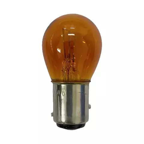 LAMPADA PISCA KEISI 12V 21W CBX 200 BASE FERRO AMARELA