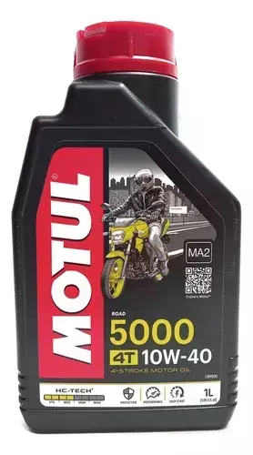 ÓLEO MOTUL 5000+ 10W40 4T SEMI-SINTÉTICO 1L