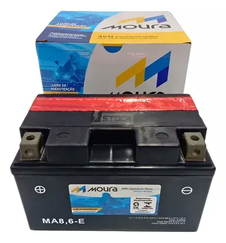 BATERIA MOURA MA8,6-E CB 500F CB 500 X CB 600 CB 1000