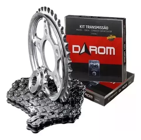 KIT TRANSMISSAO DAROM COM RETENTOR CG 160 15/