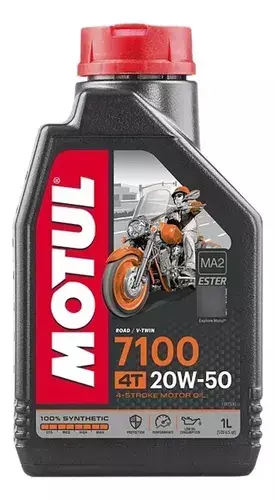 ÓLEO MOTUL 7100 4T 20W50 SINTÉTICO 1L