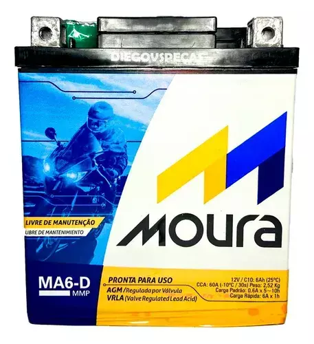 BATERIA MOTO MA6-D I