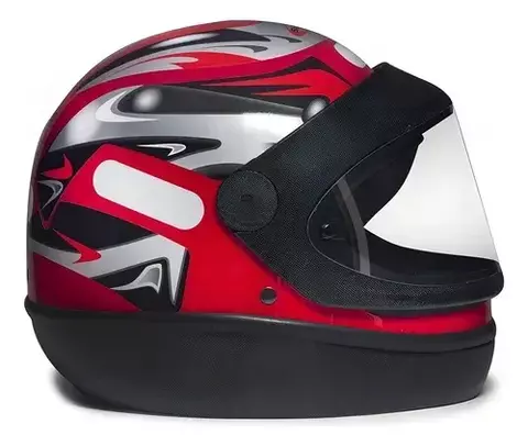 CAPACETE SAN MARINO VERMELHO 56 Ref: 10013435 Marca: TAURUS