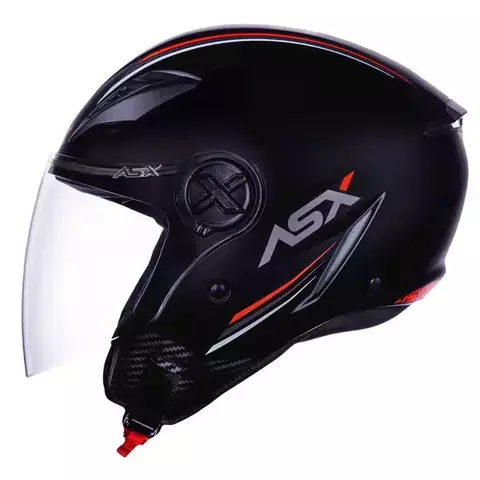 CAPACETE ASX CITY AIR SOLID FOSCO PRETO 56/S - comprar online