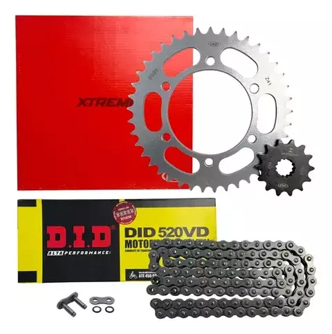 KIT EXTRA PREMIUM DID 520VØ - 106L NINJA 400/Z400 JT 41/14