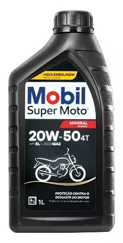 ÓLEO MOBIL SUPER MOTO 4T 20W50 MINERAL