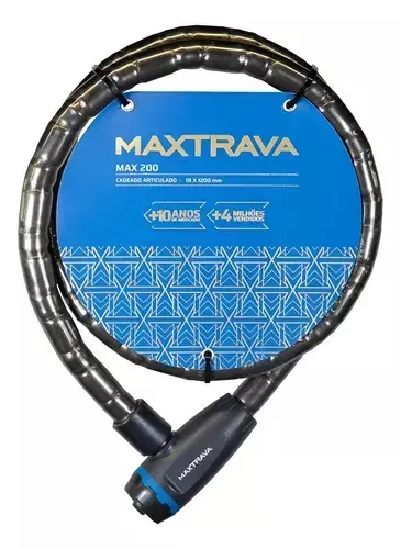 CADEADO ARTICULADO 18X1500MM FUME MAX210 Ref: 15010210 Marca: MAXTRAVA