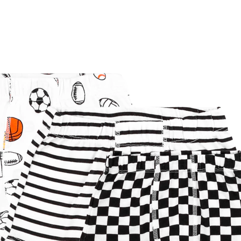 Baby Creysi Paquete de 3 Bóxers Brief para Niño de Algodón Suave con Tejido de Cárdigan
