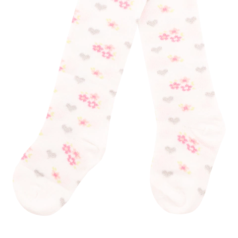 Baby Creysi Mallas Infantiles de Algodón Premium con Bordados de Flores y Ajuste Cómodo