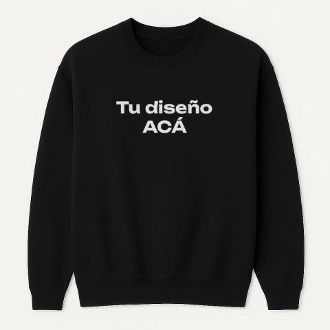 Buzo Cuello Redondo Frisa Premium Estampa Personalizada - comprar online