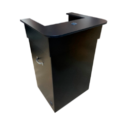 Balcão de Valet Black Gold em MDF 50x60x110 cm - comprar online