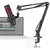 Suporte para Microfone de mesa profissional ajustável, Braço Articulado - comprar online