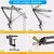 Suporte para Microfone de mesa profissional ajustável, Braço Articulado - ClickBazaar