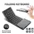 Imagem do Teclado dobrável bluetooth mini teclado bluetooth com teclado touchpad sem fio