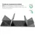 Teclado dobrável bluetooth mini teclado bluetooth com teclado touchpad sem fio - comprar online