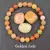 Pulseira Chakras Golden Pedras Naturais Reiki - Atytude