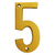 NUMERO "5" DECORATIVO 8CM PUERTA PARED - comprar en línea