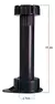 Pata niveladora para cocina 150mm Negra 100kgs - comprar en línea